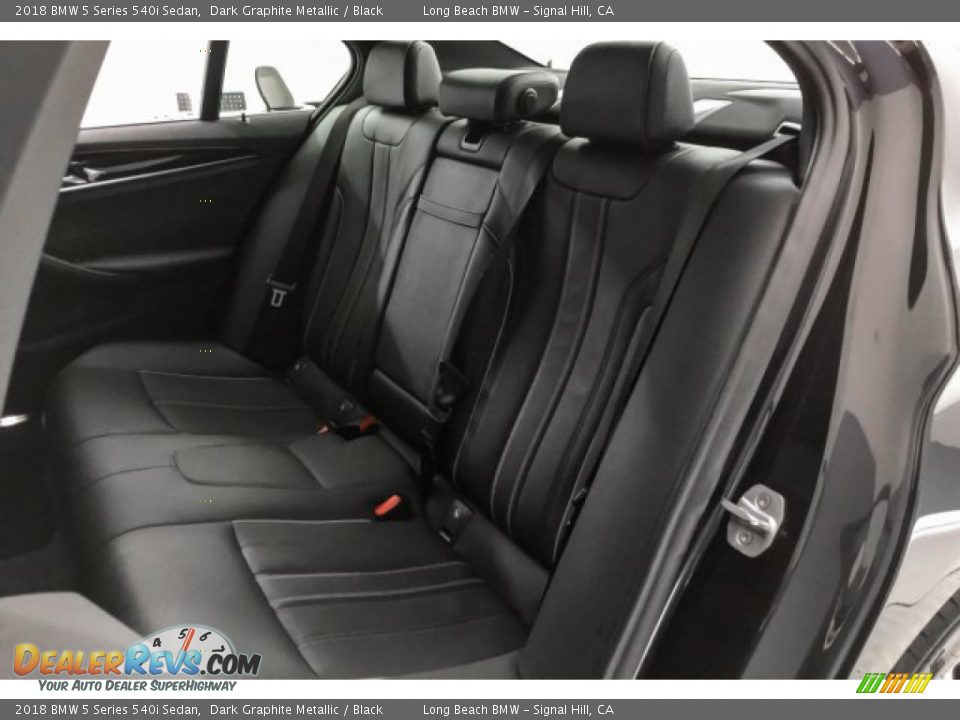 2018 BMW 5 Series 540i Sedan Dark Graphite Metallic / Black Photo #33