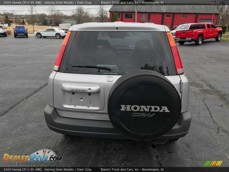 2000 Honda CR-V EX 4WD Sebring Silver Metallic / Dark Gray Photo #7