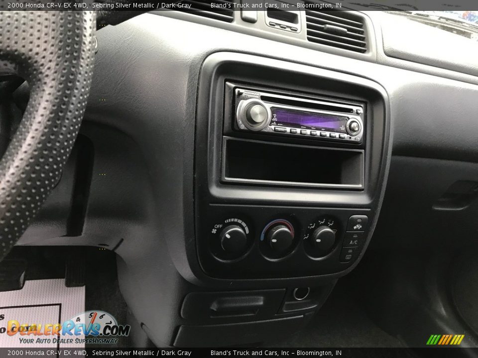 2000 Honda CR-V EX 4WD Sebring Silver Metallic / Dark Gray Photo #11