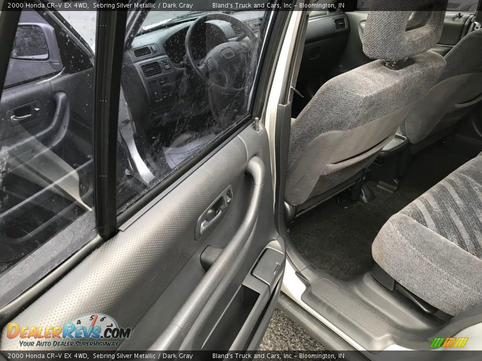 2000 Honda CR-V EX 4WD Sebring Silver Metallic / Dark Gray Photo #16