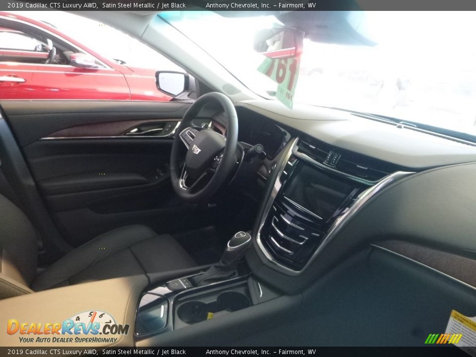 2019 Cadillac CTS Luxury AWD Satin Steel Metallic / Jet Black Photo #4
