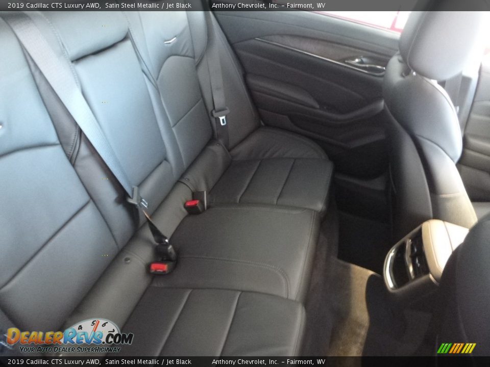 2019 Cadillac CTS Luxury AWD Satin Steel Metallic / Jet Black Photo #5
