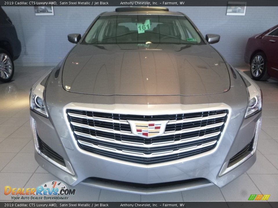 2019 Cadillac CTS Luxury AWD Satin Steel Metallic / Jet Black Photo #10
