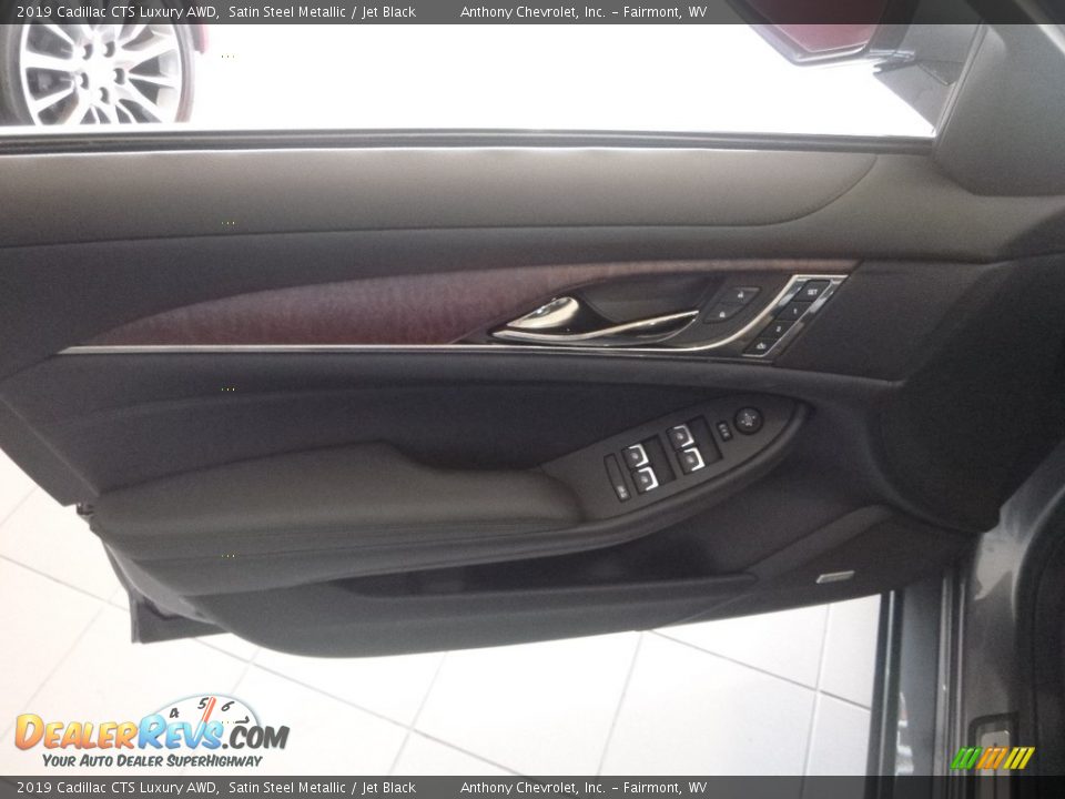 2019 Cadillac CTS Luxury AWD Satin Steel Metallic / Jet Black Photo #11