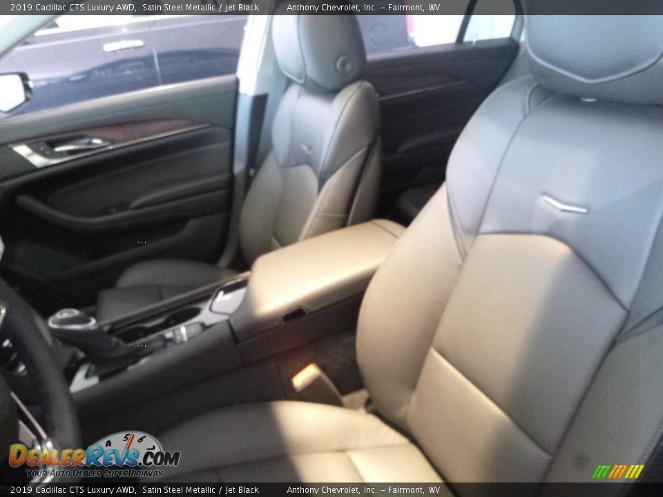 2019 Cadillac CTS Luxury AWD Satin Steel Metallic / Jet Black Photo #12