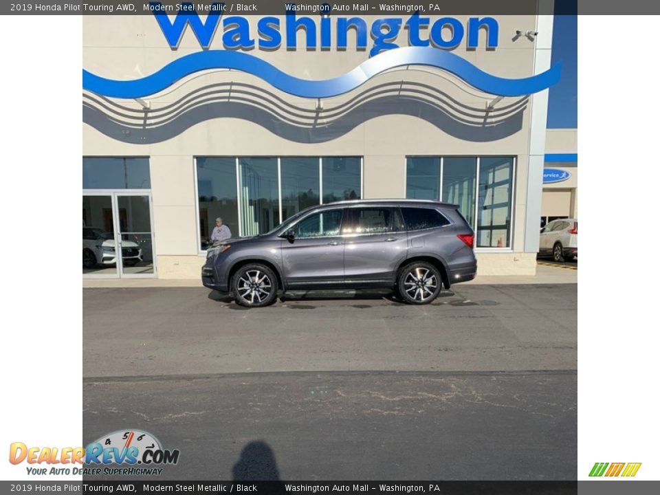 2019 Honda Pilot Touring AWD Modern Steel Metallic / Black Photo #1