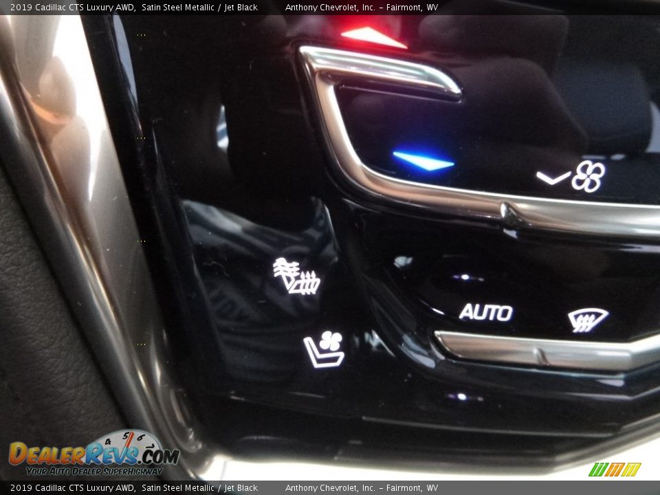 2019 Cadillac CTS Luxury AWD Satin Steel Metallic / Jet Black Photo #18