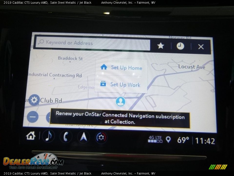 2019 Cadillac CTS Luxury AWD Satin Steel Metallic / Jet Black Photo #20