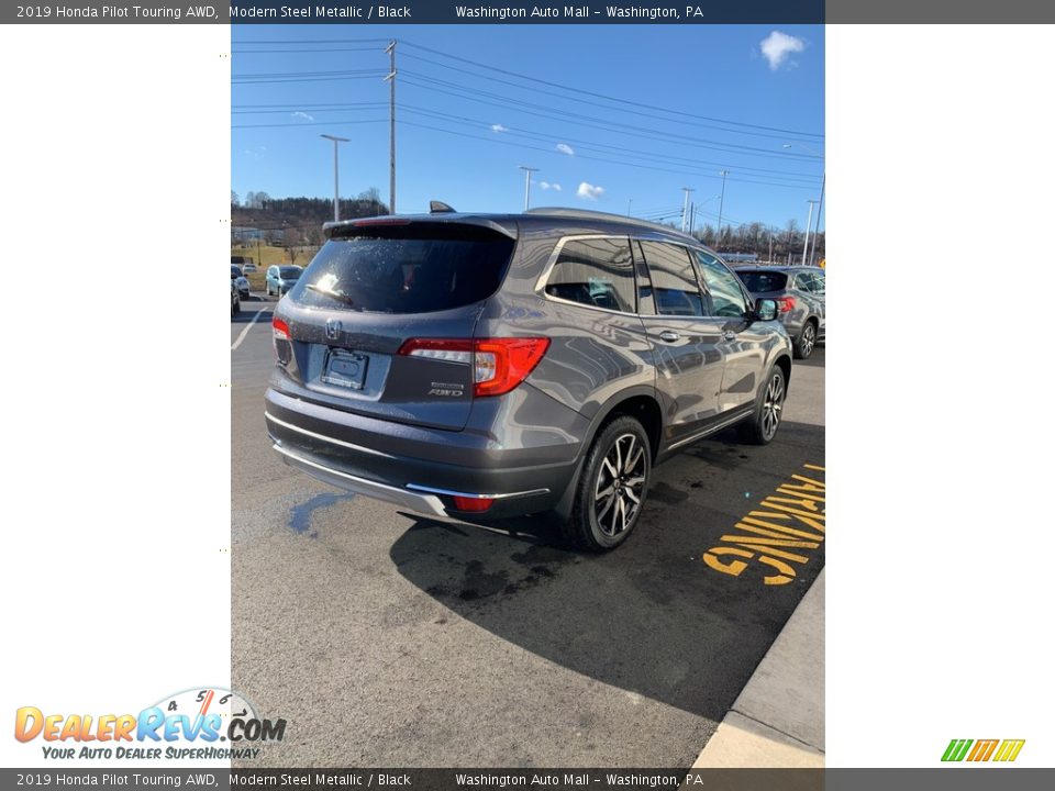 2019 Honda Pilot Touring AWD Modern Steel Metallic / Black Photo #5