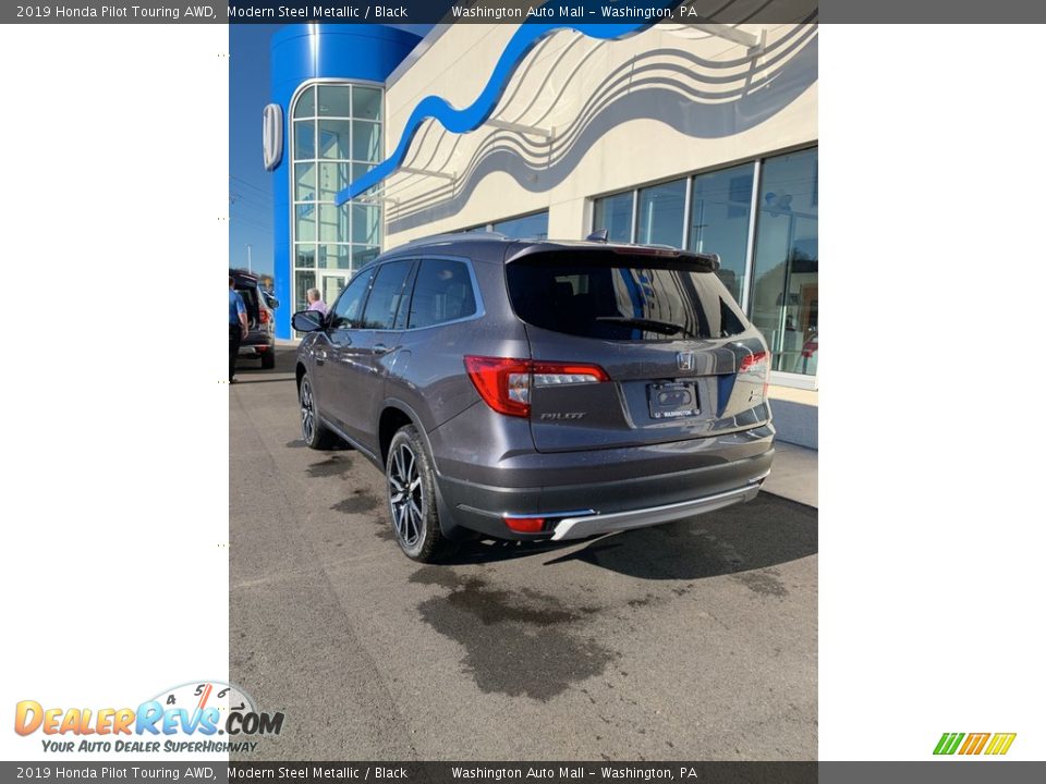 2019 Honda Pilot Touring AWD Modern Steel Metallic / Black Photo #7