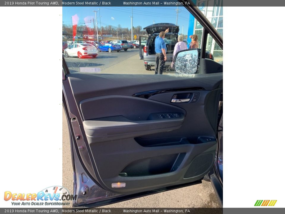 2019 Honda Pilot Touring AWD Modern Steel Metallic / Black Photo #8