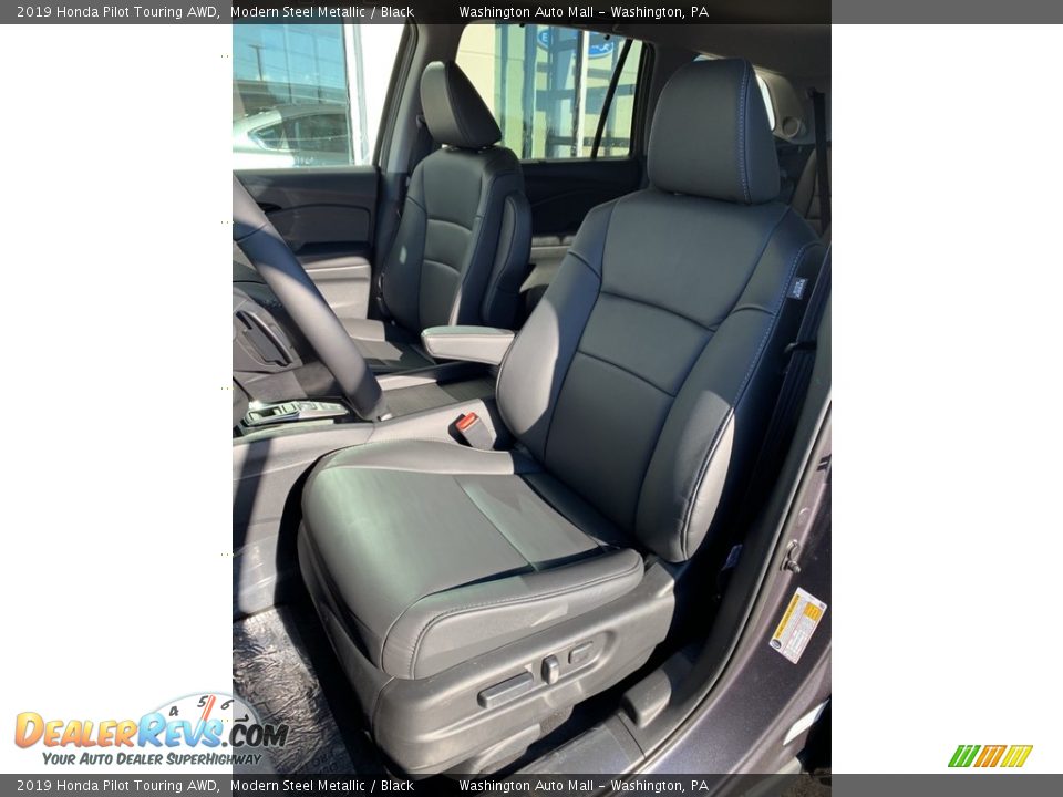 2019 Honda Pilot Touring AWD Modern Steel Metallic / Black Photo #12