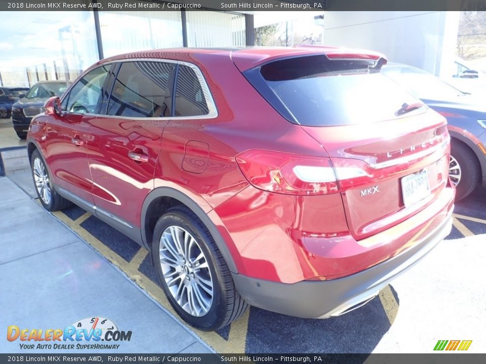 2018 Lincoln MKX Reserve AWD Ruby Red Metallic / Cappuccino Photo #2