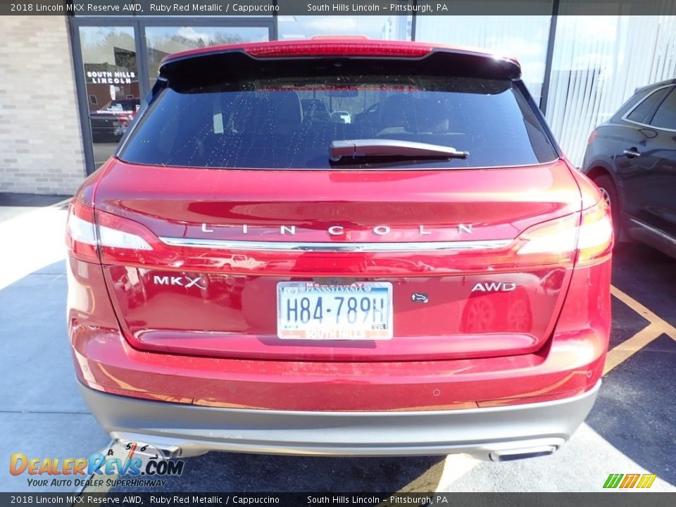 2018 Lincoln MKX Reserve AWD Ruby Red Metallic / Cappuccino Photo #3