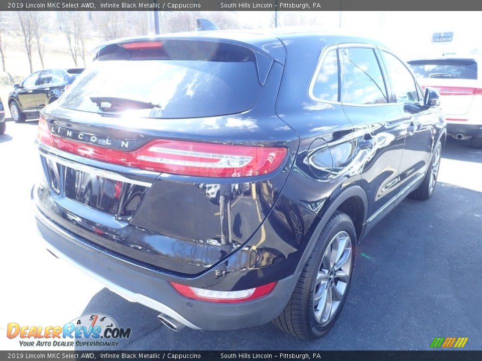 2019 Lincoln MKC Select AWD Infinite Black Metallic / Cappuccino Photo #4