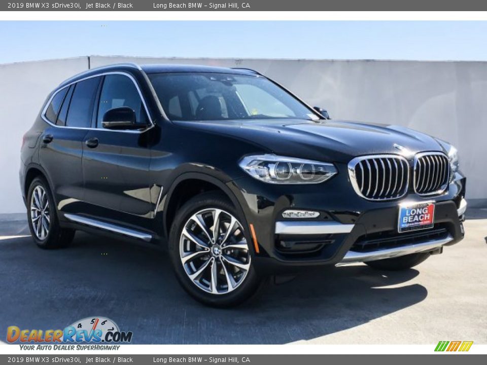 2019 BMW X3 sDrive30i Jet Black / Black Photo #12