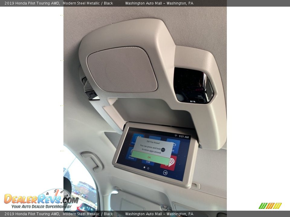 2019 Honda Pilot Touring AWD Modern Steel Metallic / Black Photo #33