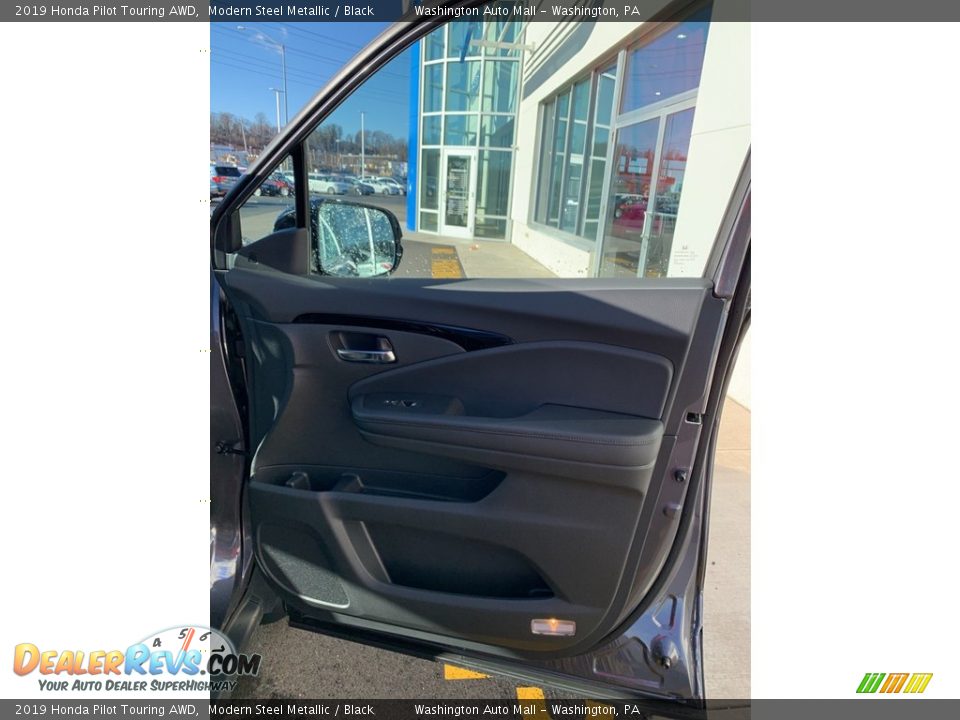 2019 Honda Pilot Touring AWD Modern Steel Metallic / Black Photo #35