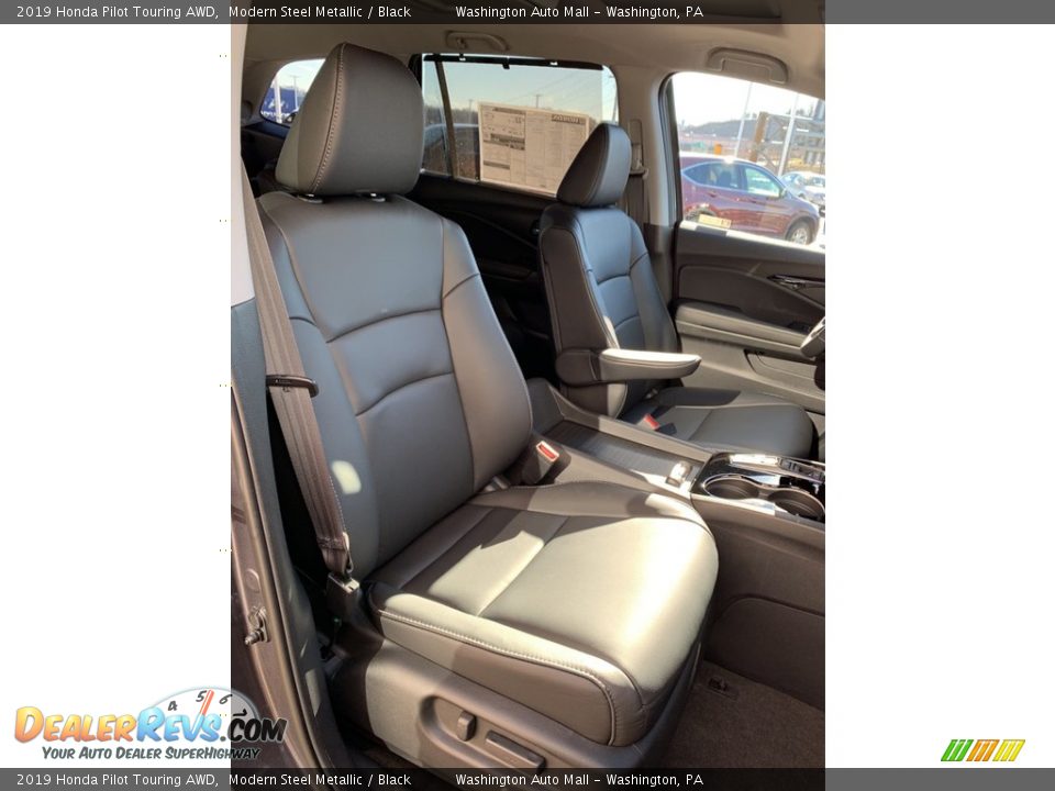 2019 Honda Pilot Touring AWD Modern Steel Metallic / Black Photo #36