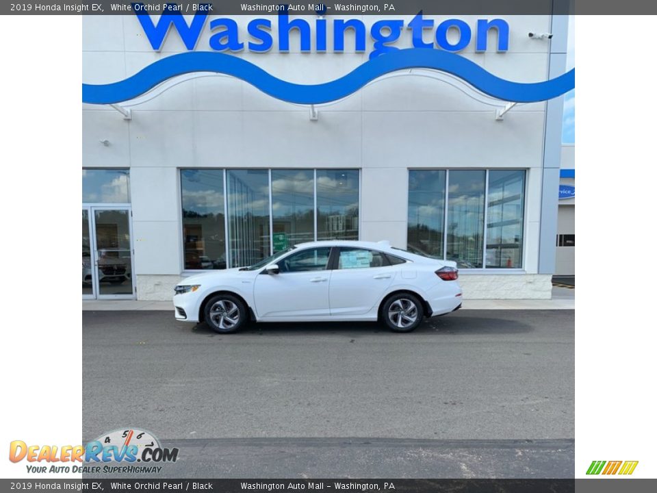 2019 Honda Insight EX White Orchid Pearl / Black Photo #1