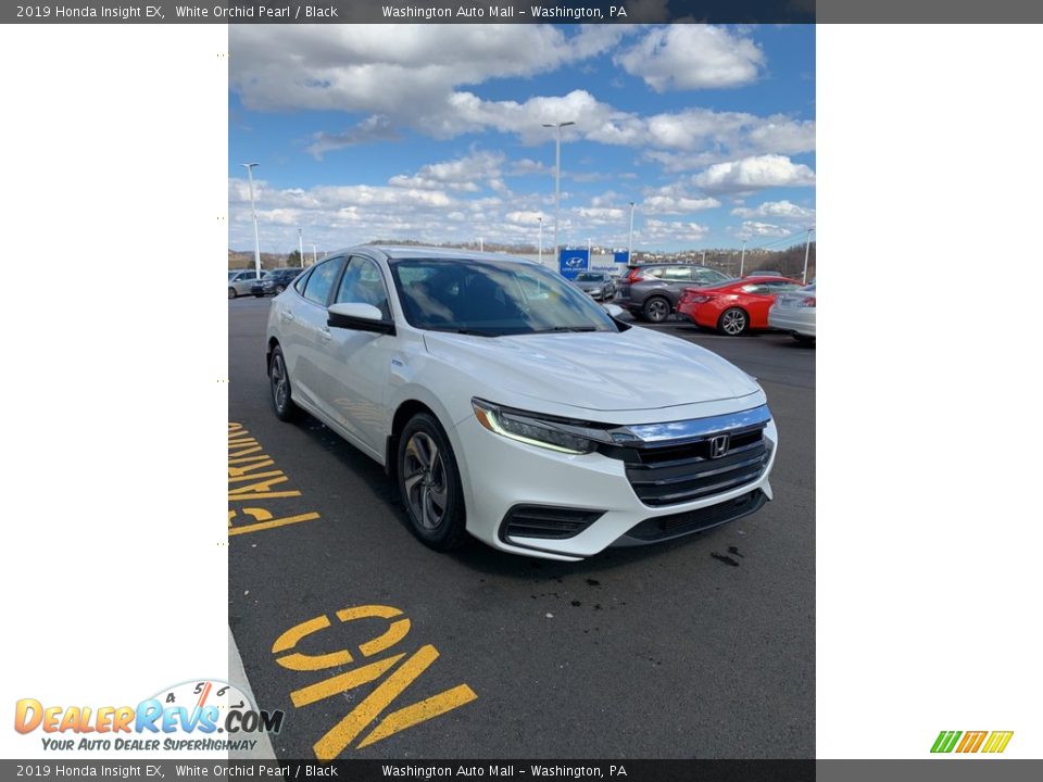2019 Honda Insight EX White Orchid Pearl / Black Photo #4