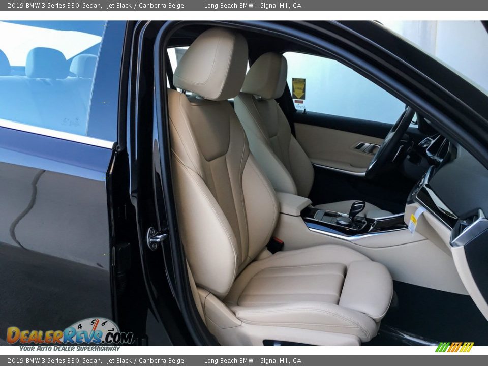 2019 BMW 3 Series 330i Sedan Jet Black / Canberra Beige Photo #5