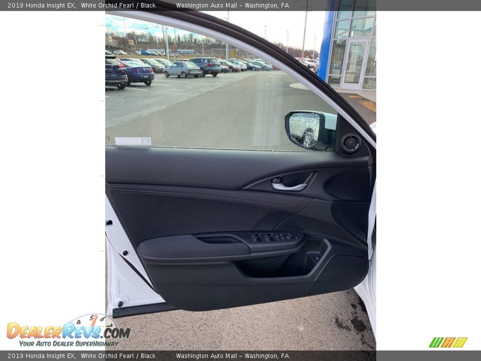 2019 Honda Insight EX White Orchid Pearl / Black Photo #8