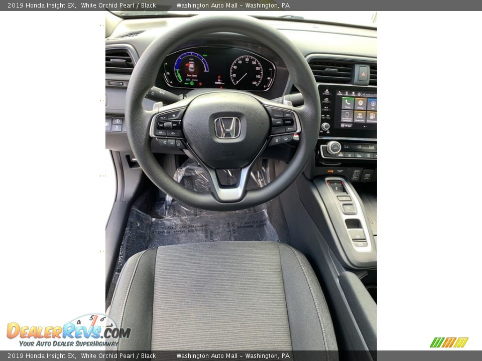 2019 Honda Insight EX White Orchid Pearl / Black Photo #11