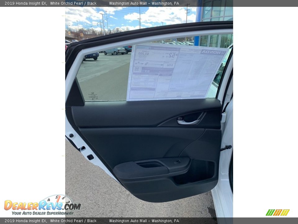 2019 Honda Insight EX White Orchid Pearl / Black Photo #16