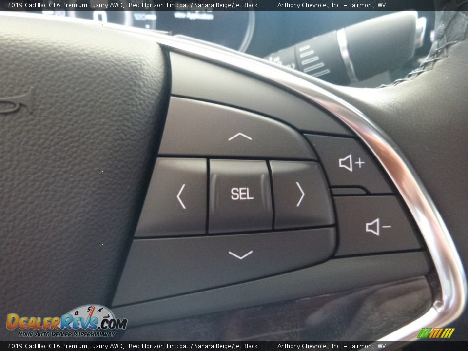 2019 Cadillac CT6 Premium Luxury AWD Red Horizon Tintcoat / Sahara Beige/Jet Black Photo #19