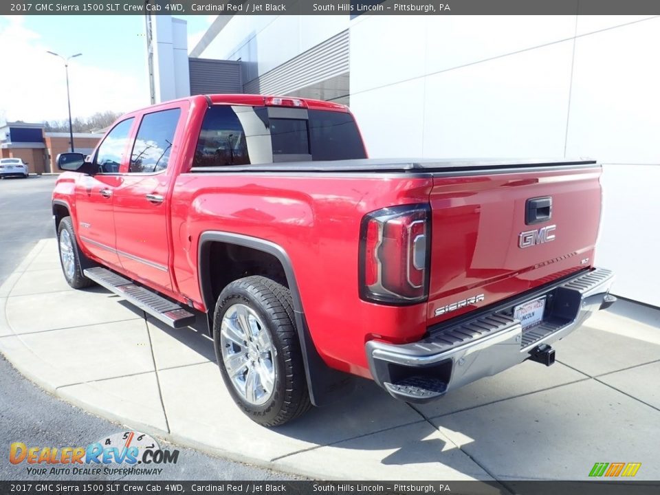 2017 GMC Sierra 1500 SLT Crew Cab 4WD Cardinal Red / Jet Black Photo #3