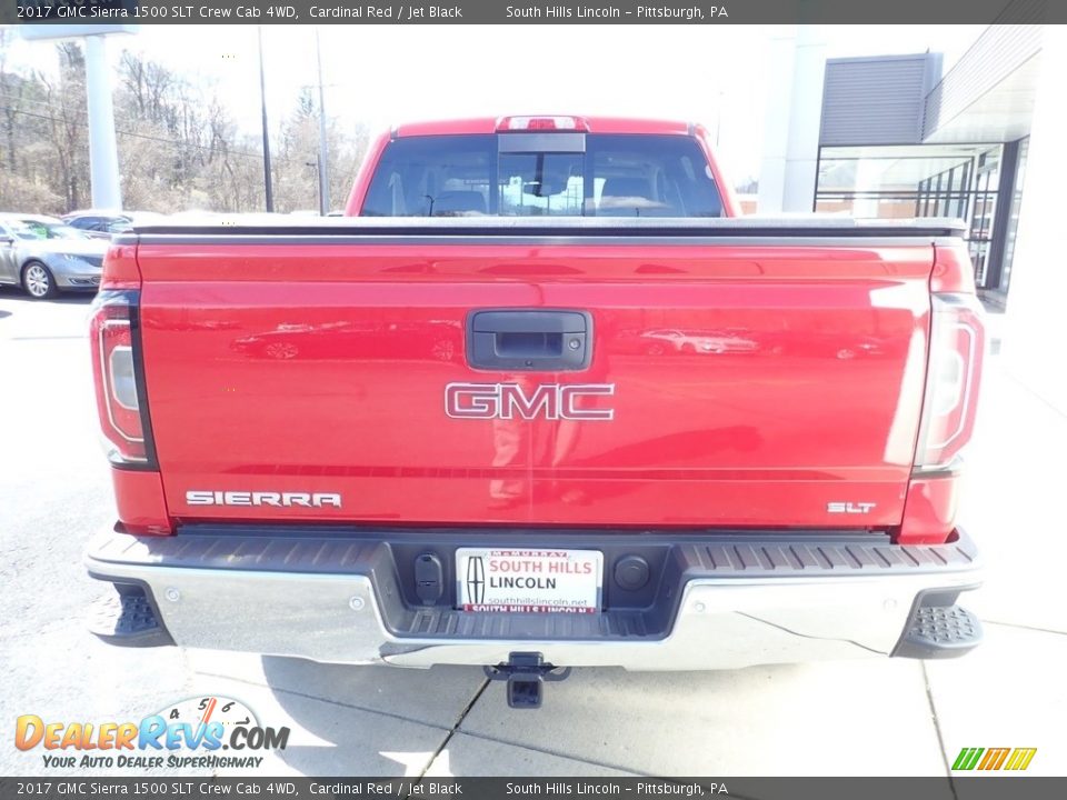 2017 GMC Sierra 1500 SLT Crew Cab 4WD Cardinal Red / Jet Black Photo #4
