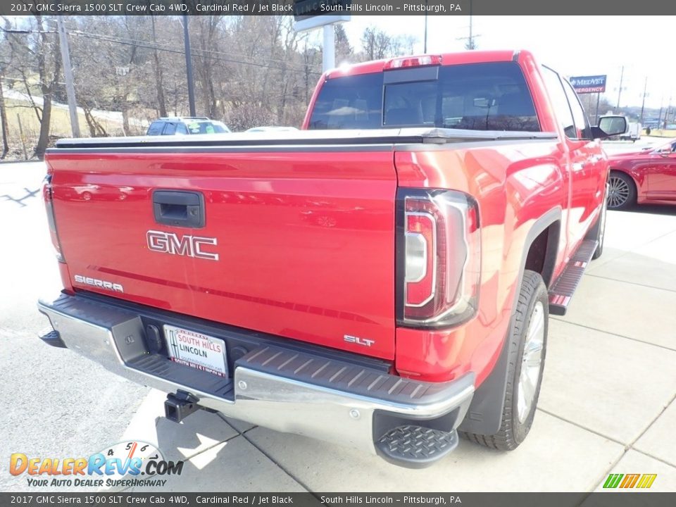 2017 GMC Sierra 1500 SLT Crew Cab 4WD Cardinal Red / Jet Black Photo #5