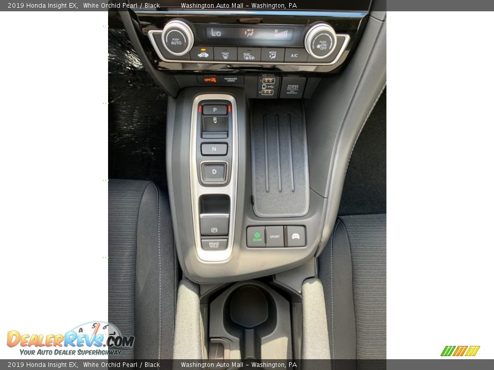 2019 Honda Insight EX White Orchid Pearl / Black Photo #36