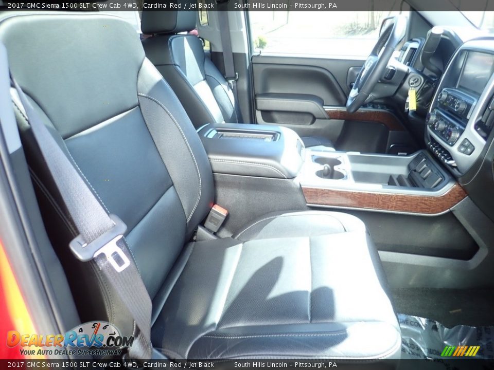 2017 GMC Sierra 1500 SLT Crew Cab 4WD Cardinal Red / Jet Black Photo #10