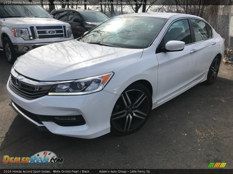 2016 Honda Accord Sport Sedan White Orchid Pearl / Black Photo #1