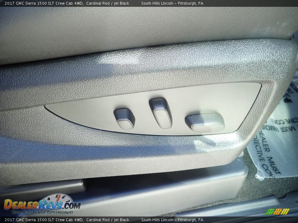 2017 GMC Sierra 1500 SLT Crew Cab 4WD Cardinal Red / Jet Black Photo #12