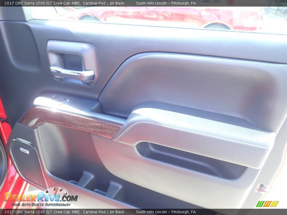 2017 GMC Sierra 1500 SLT Crew Cab 4WD Cardinal Red / Jet Black Photo #13