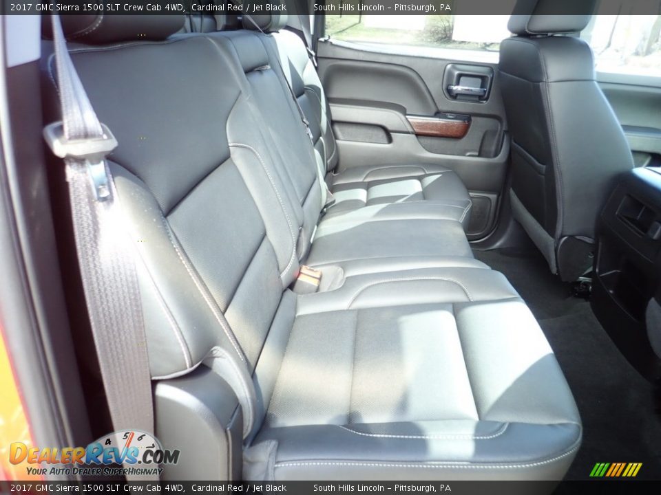 2017 GMC Sierra 1500 SLT Crew Cab 4WD Cardinal Red / Jet Black Photo #14