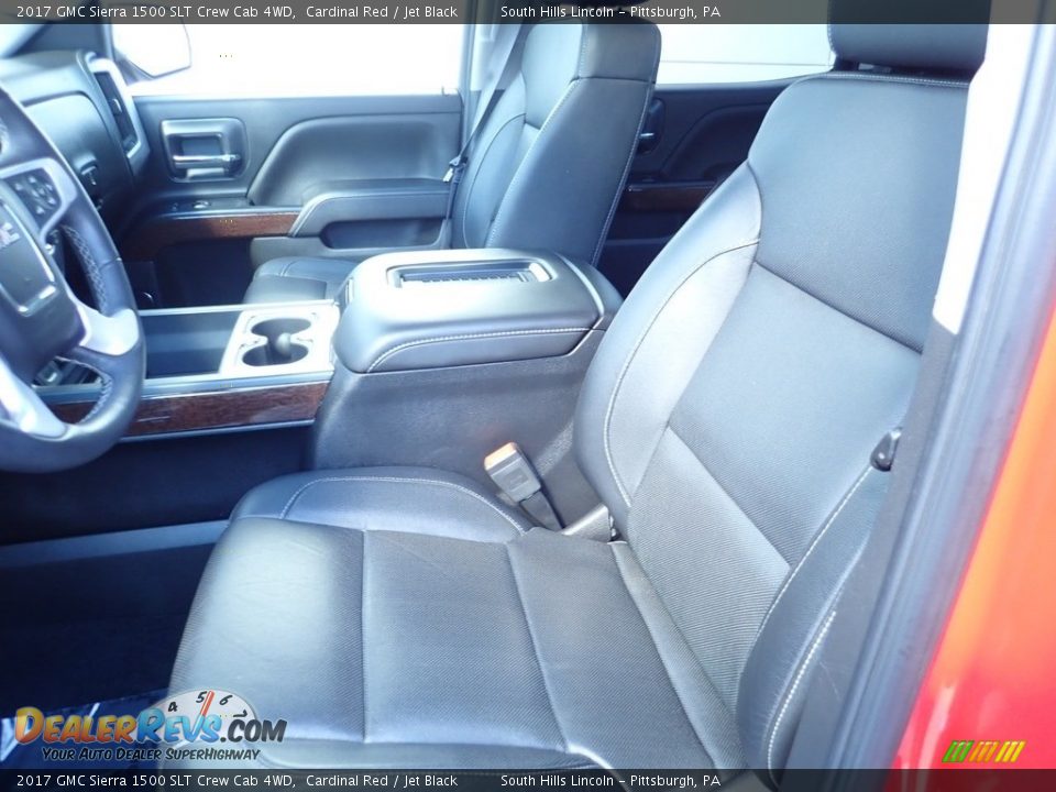 2017 GMC Sierra 1500 SLT Crew Cab 4WD Cardinal Red / Jet Black Photo #15