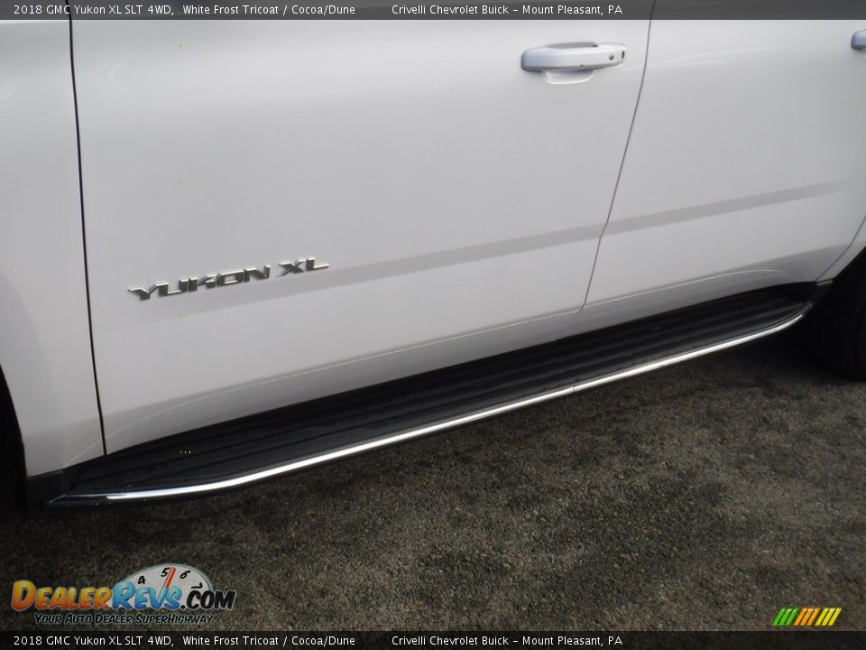 2018 GMC Yukon XL SLT 4WD White Frost Tricoat / Cocoa/Dune Photo #3