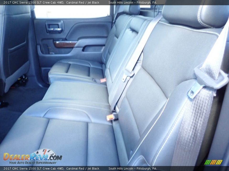 2017 GMC Sierra 1500 SLT Crew Cab 4WD Cardinal Red / Jet Black Photo #16