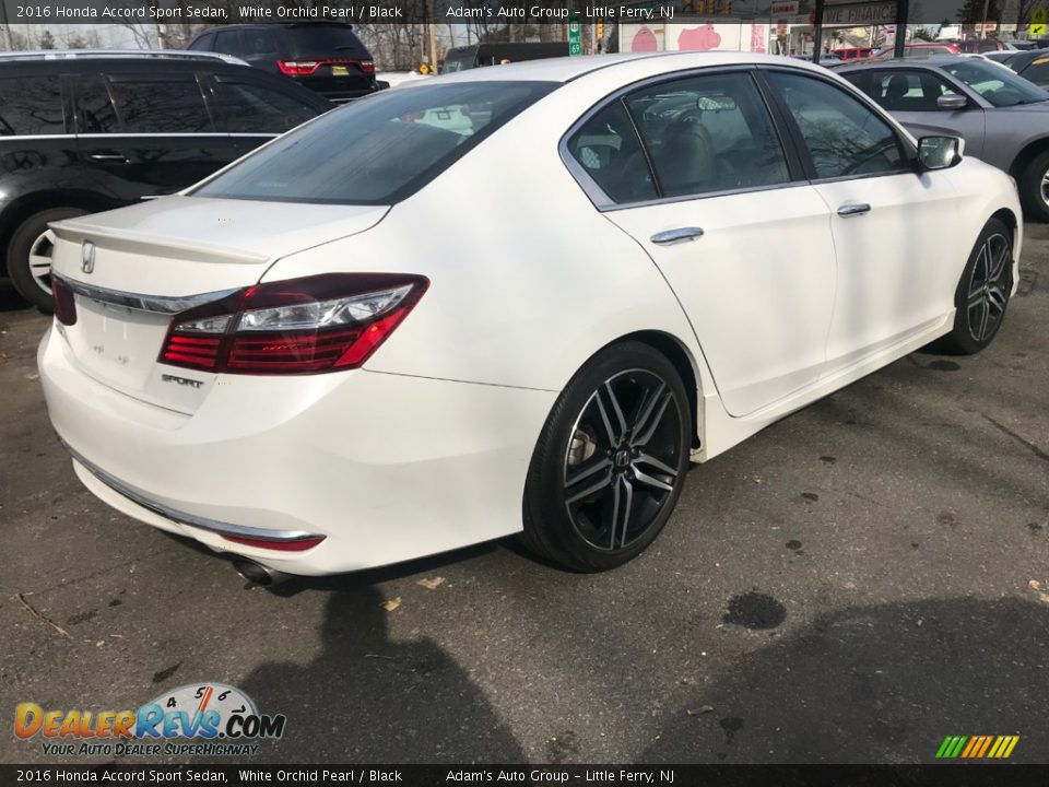 2016 Honda Accord Sport Sedan White Orchid Pearl / Black Photo #4