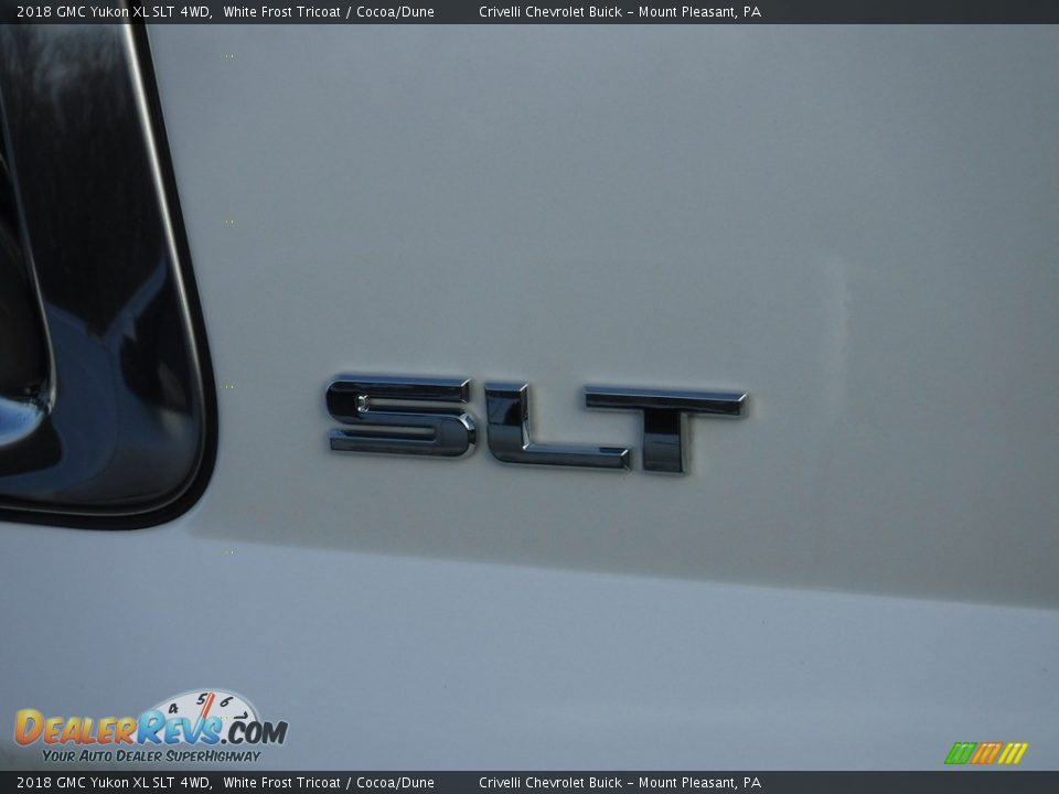 2018 GMC Yukon XL SLT 4WD White Frost Tricoat / Cocoa/Dune Photo #4