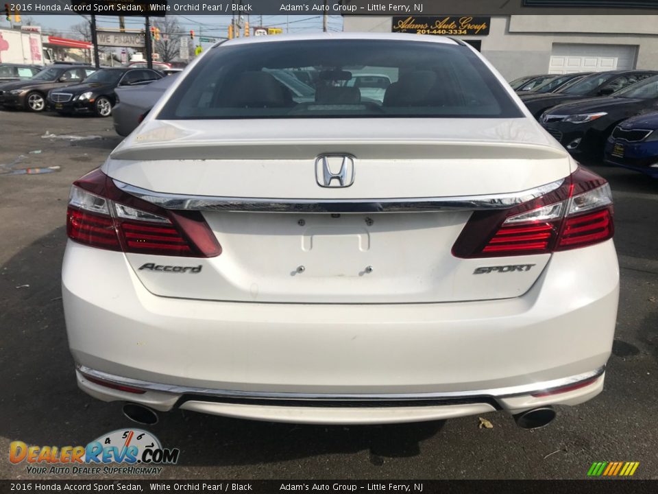 2016 Honda Accord Sport Sedan White Orchid Pearl / Black Photo #5