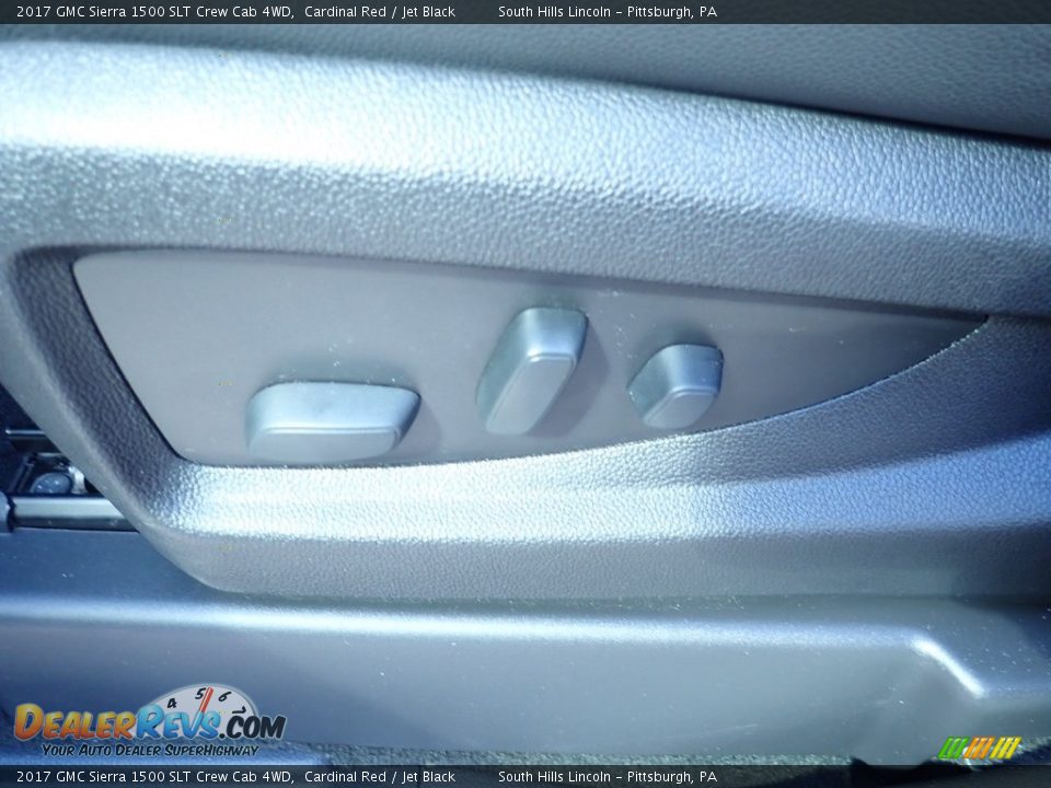 2017 GMC Sierra 1500 SLT Crew Cab 4WD Cardinal Red / Jet Black Photo #19