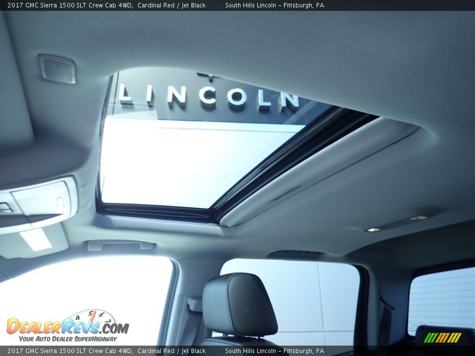 2017 GMC Sierra 1500 SLT Crew Cab 4WD Cardinal Red / Jet Black Photo #20