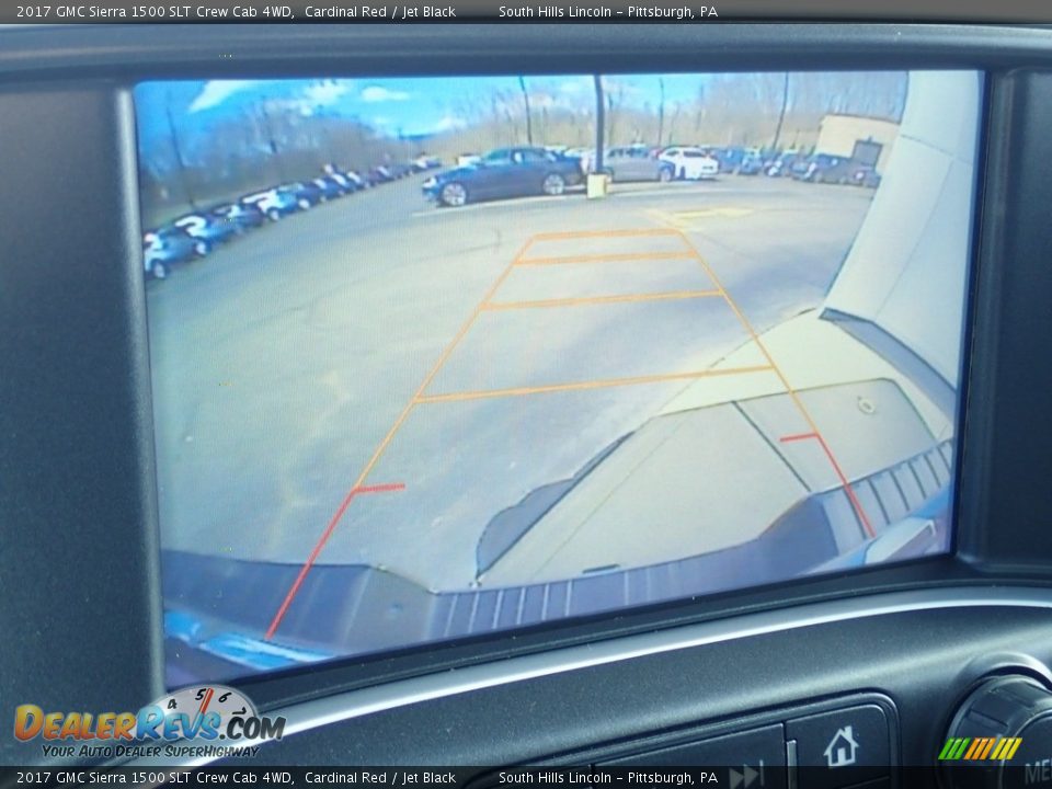 2017 GMC Sierra 1500 SLT Crew Cab 4WD Cardinal Red / Jet Black Photo #25
