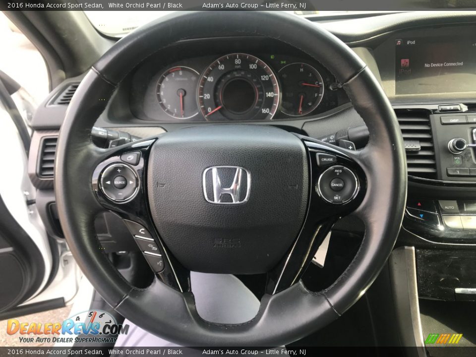 2016 Honda Accord Sport Sedan White Orchid Pearl / Black Photo #13