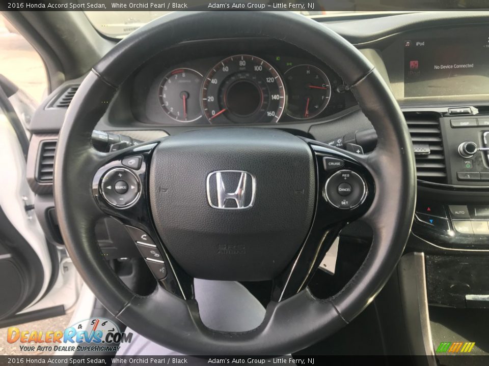 2016 Honda Accord Sport Sedan White Orchid Pearl / Black Photo #14